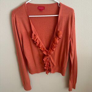 Elle Cardigan w/Ruffle Detailing